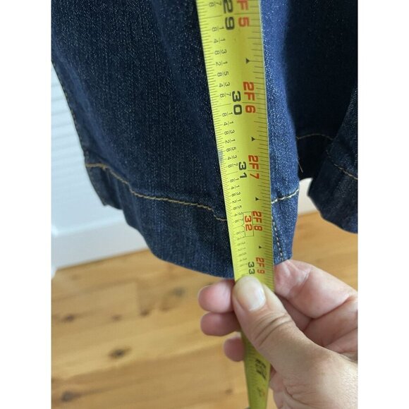 Michael Kors - Cropped Flare High Rise Seamed Jeans Women's SZ 14 - Picture 7 of 11